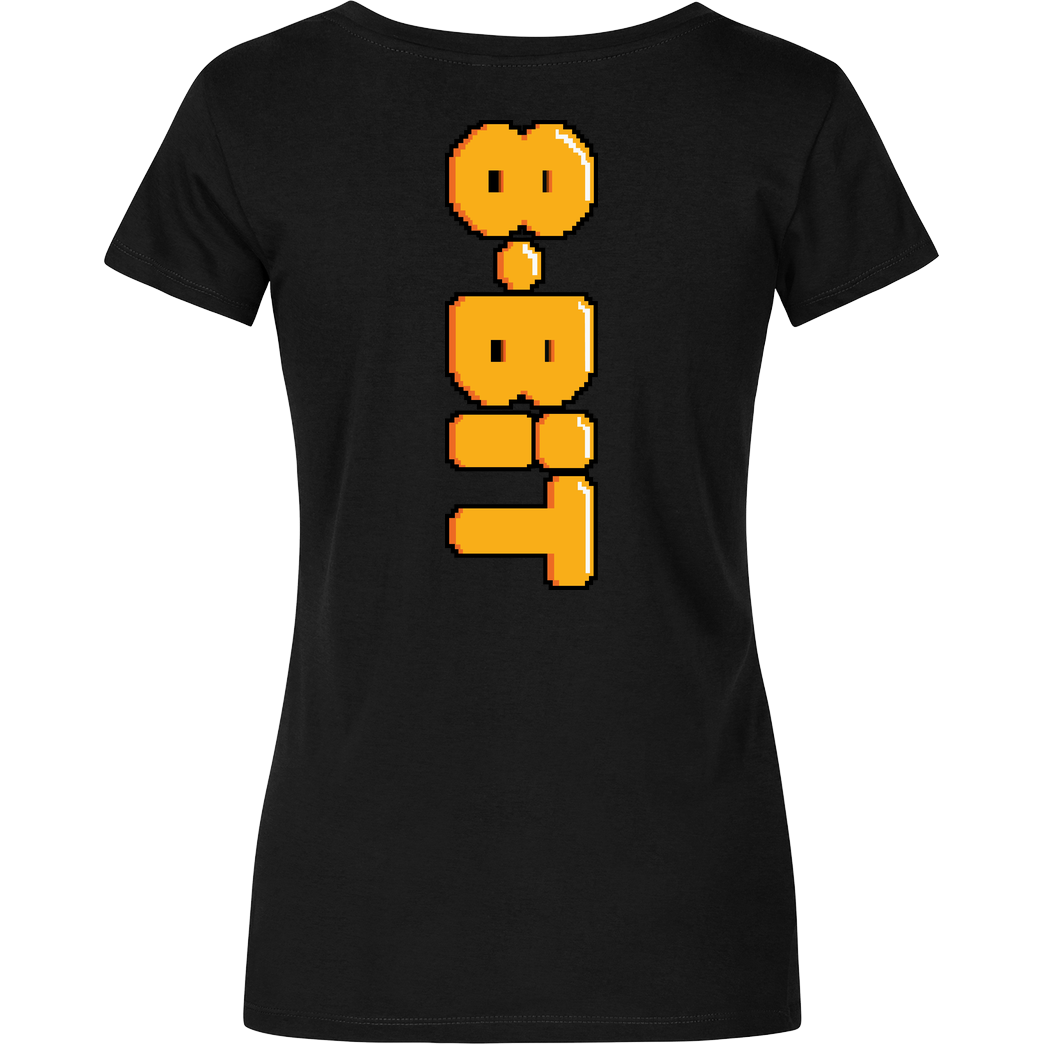 IamHaRa 8-Bit T-Shirt Girlshirt schwarz