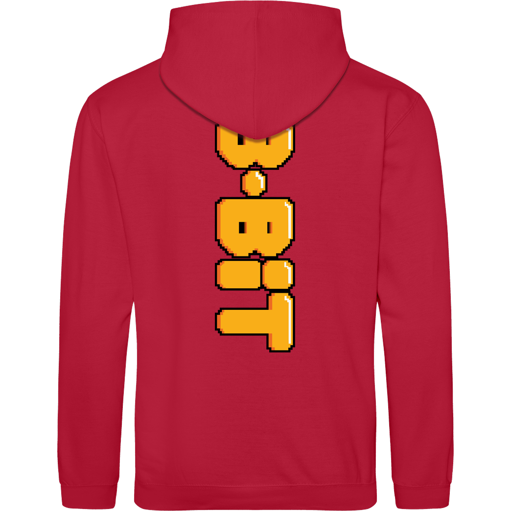 IamHaRa 8-Bit Sweatshirt JH Hoodie - red