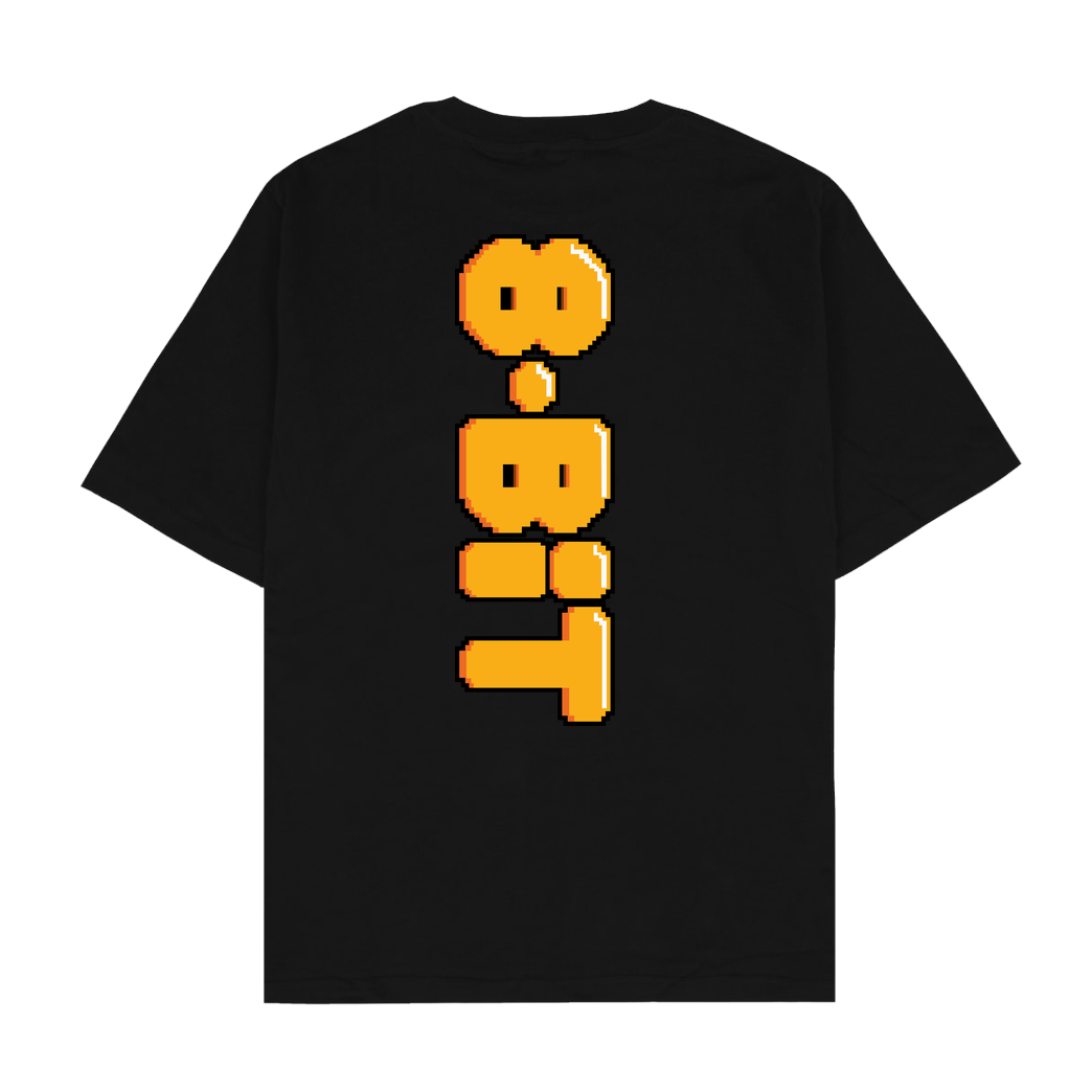IamHaRa 8-Bit T-Shirt Oversize T-Shirt - Black