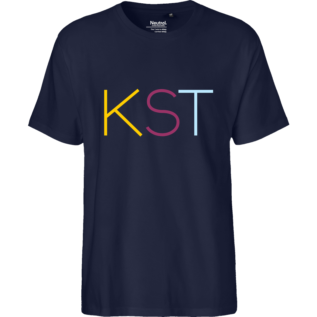 KsTBeats KsTBeats - KST Color T-Shirt Fairtrade T-Shirt - navy