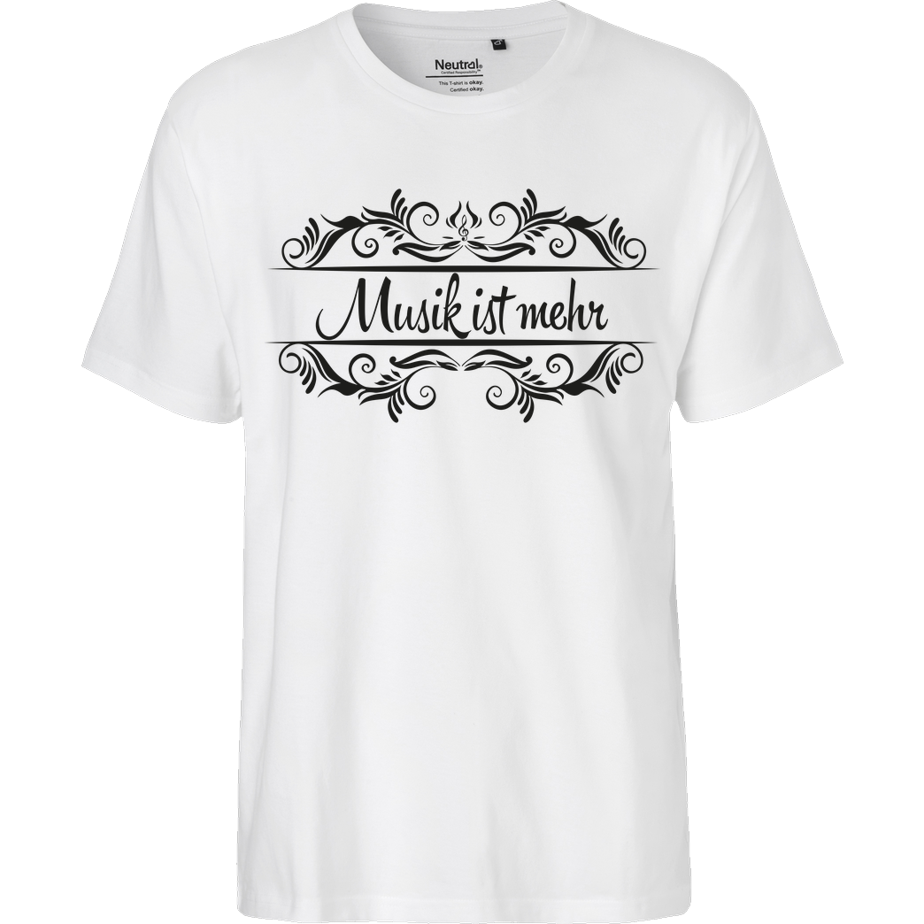 KsTBeats KsTBeats - Musik ist mehr T-Shirt Fairtrade T-Shirt - white