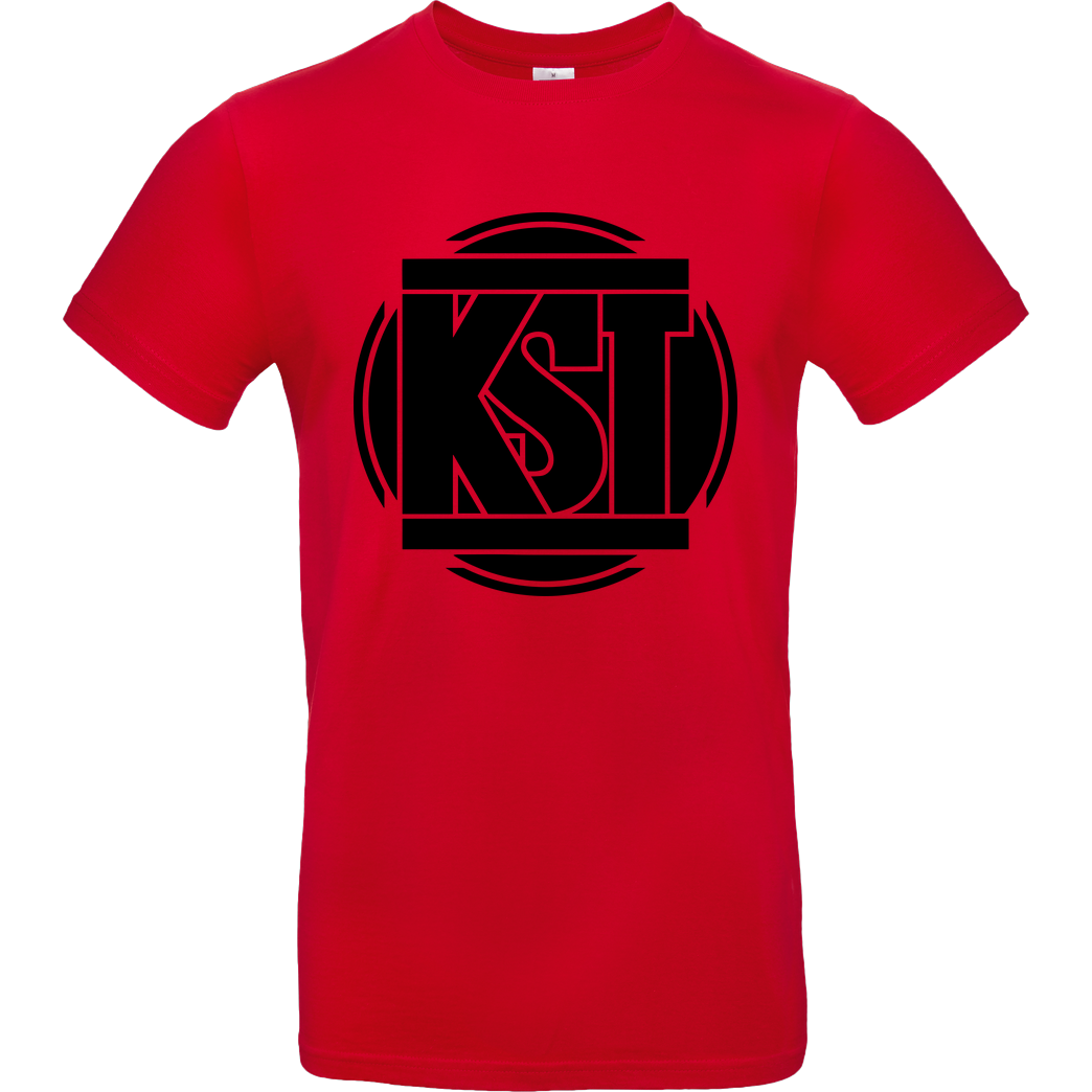 KsTBeats KsTBeats - Simple Logo T-Shirt B&C EXACT 190 - Red