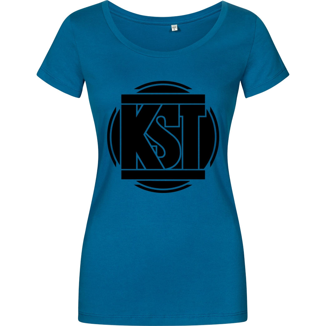 KsTBeats KsTBeats - Simple Logo T-Shirt Girlshirt petrol
