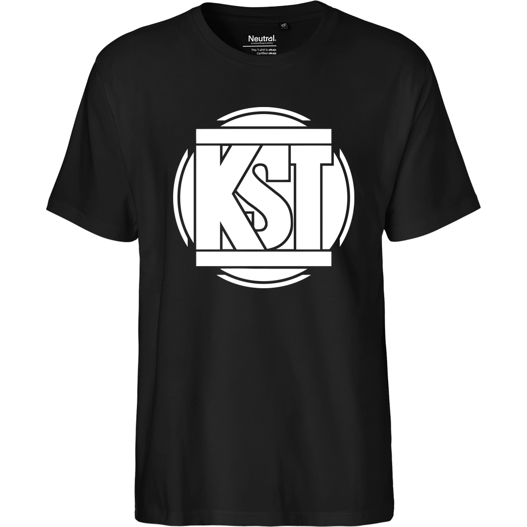 KsTBeats KsTBeats - Simple Logo T-Shirt Fairtrade T-Shirt - black