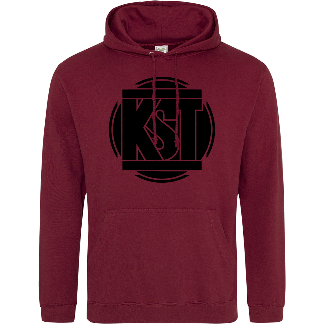 KsTBeats KsTBeats - Simple Logo Sweatshirt JH Hoodie - Bordeaux