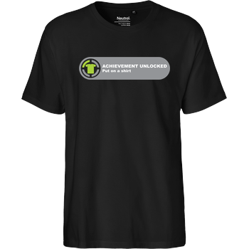 Achievement unlocked Fairtrade T-Shirt - black