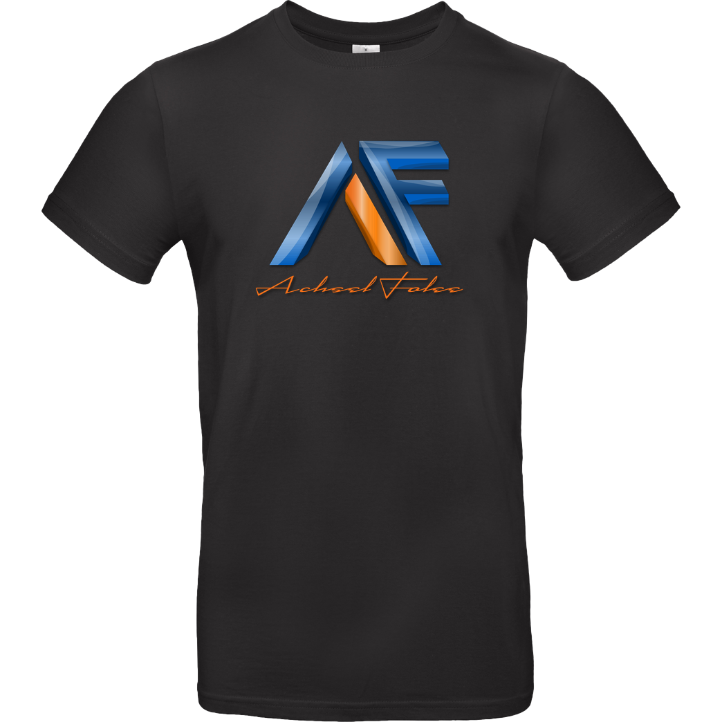 Achsel Folee Achsel Folee - Logo T-Shirt B&C EXACT 190 - Black