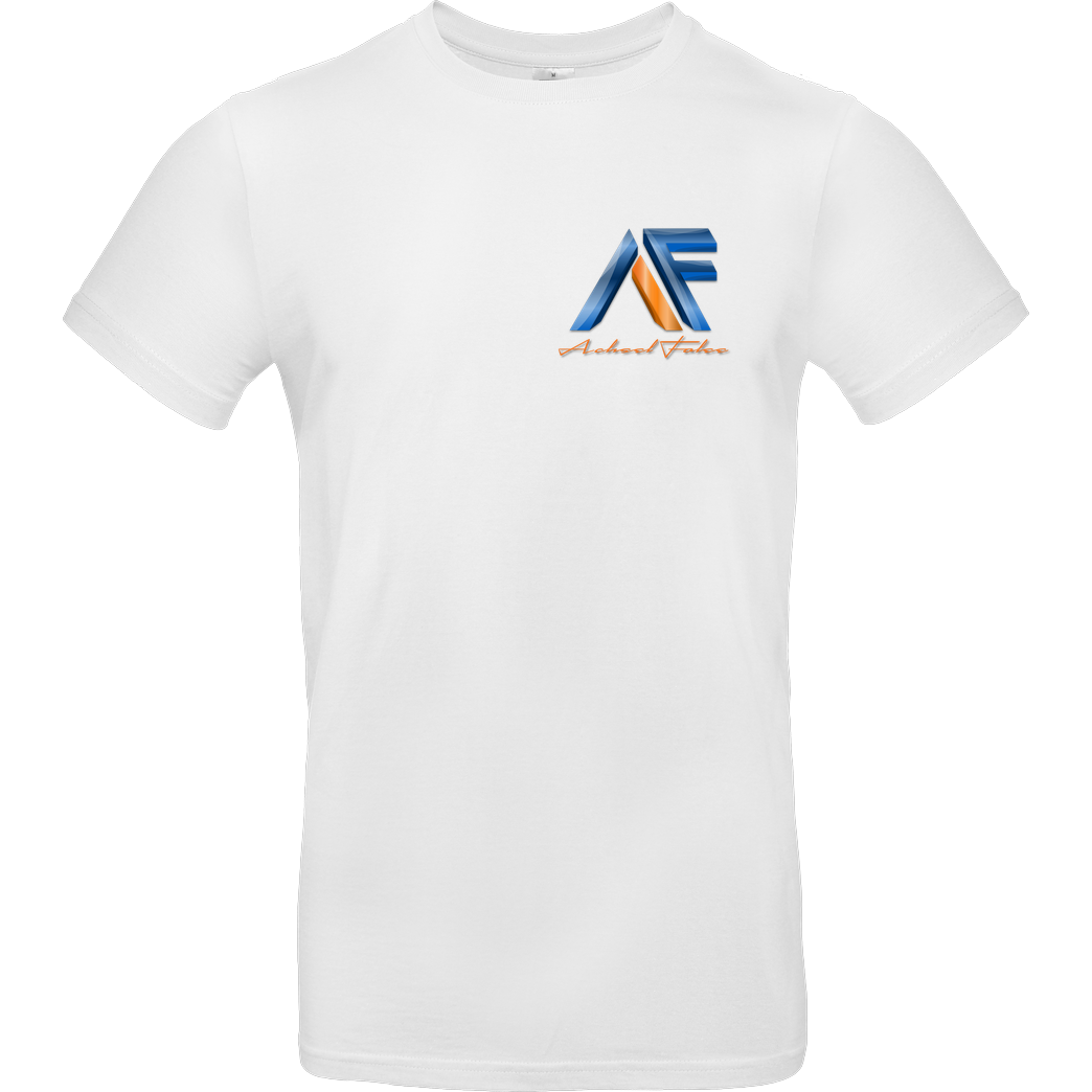 Achsel Folee Achsel Folee - Logo Pocket T-Shirt B&C EXACT 190 -  White