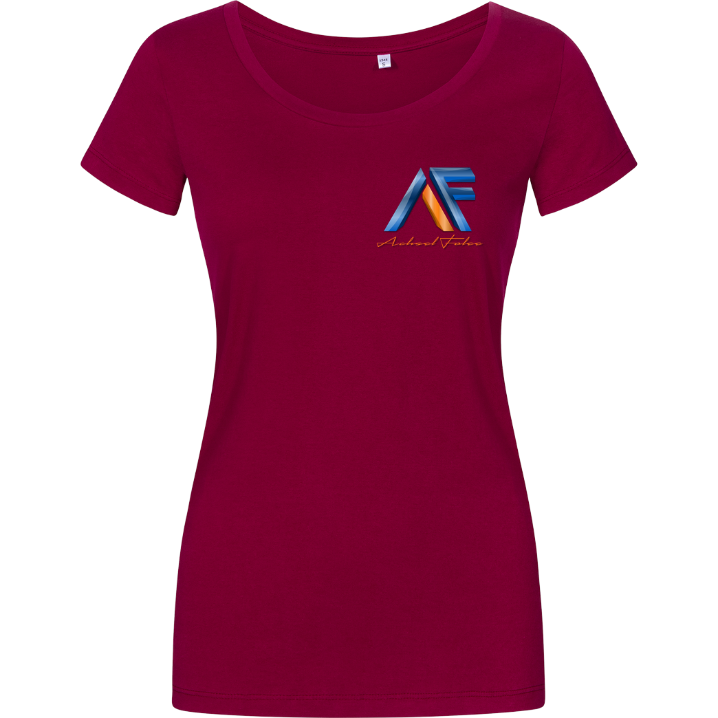 Achsel Folee Achsel Folee - Logo Pocket T-Shirt Girlshirt berry