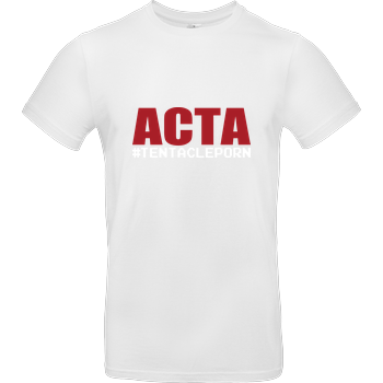 ACTA #tentacleporn B&C EXACT 190 -  White
