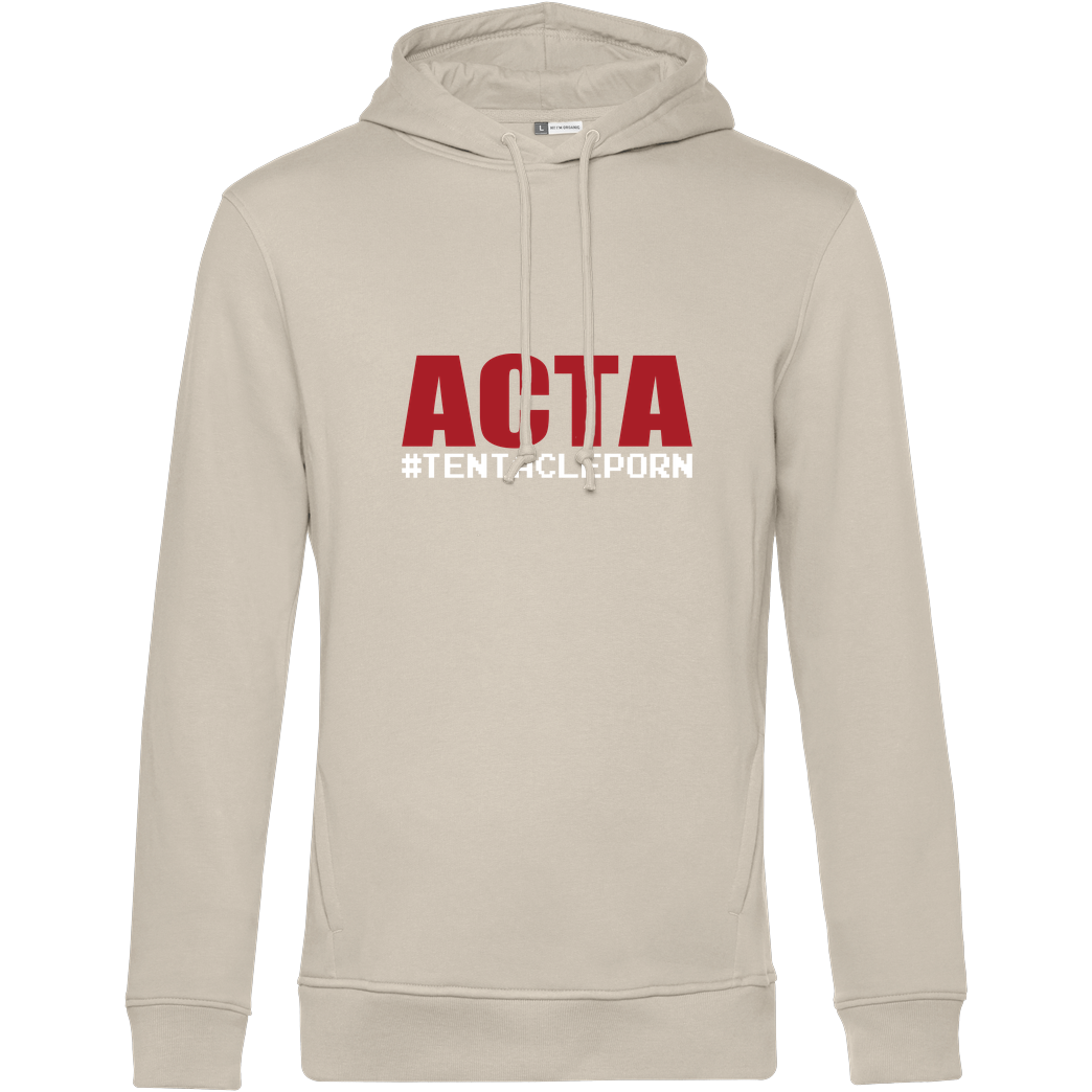 None ACTA #tentacleporn Sweatshirt B&C HOODED INSPIRE - Off-White