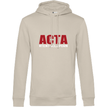 ACTA #tentacleporn B&C HOODED INSPIRE - Off-White