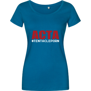 ACTA #tentacleporn Girlshirt petrol