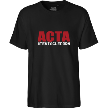 ACTA #tentacleporn Fairtrade T-Shirt - black