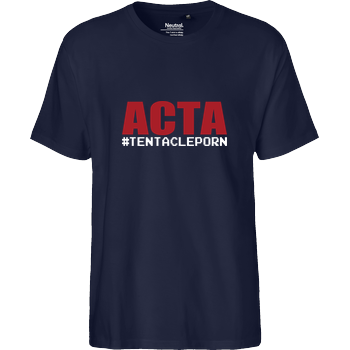 ACTA #tentacleporn Fairtrade T-Shirt - navy