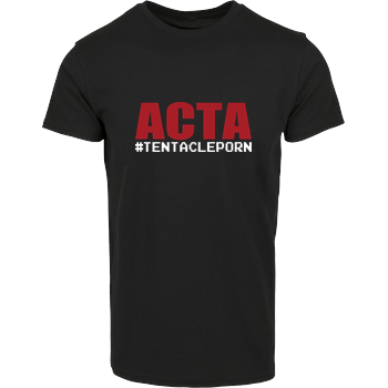 ACTA #tentacleporn House Brand T-Shirt - Black