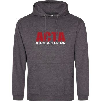 ACTA #tentacleporn JH Hoodie - Dark heather grey