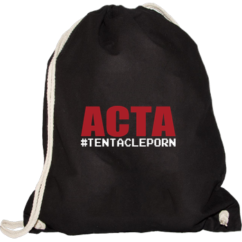 ACTA #tentacleporn Gymsac schwarz
