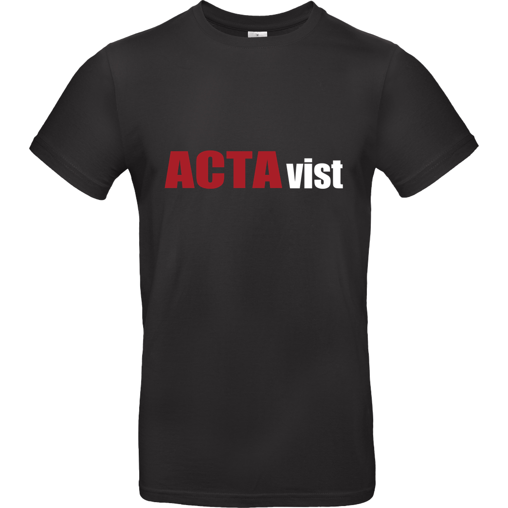 None ACTAvist T-Shirt B&C EXACT 190 - Black