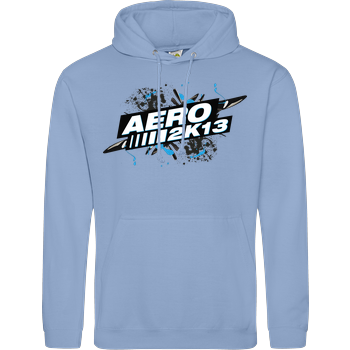 Aero2k13 - Logo JH Hoodie - sky blue