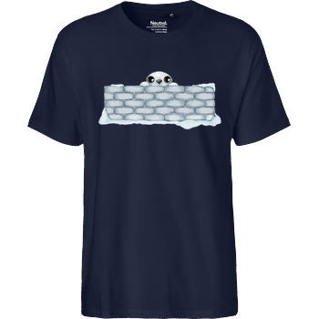 Aero2k13 - Mauer Fairtrade T-Shirt - navy
