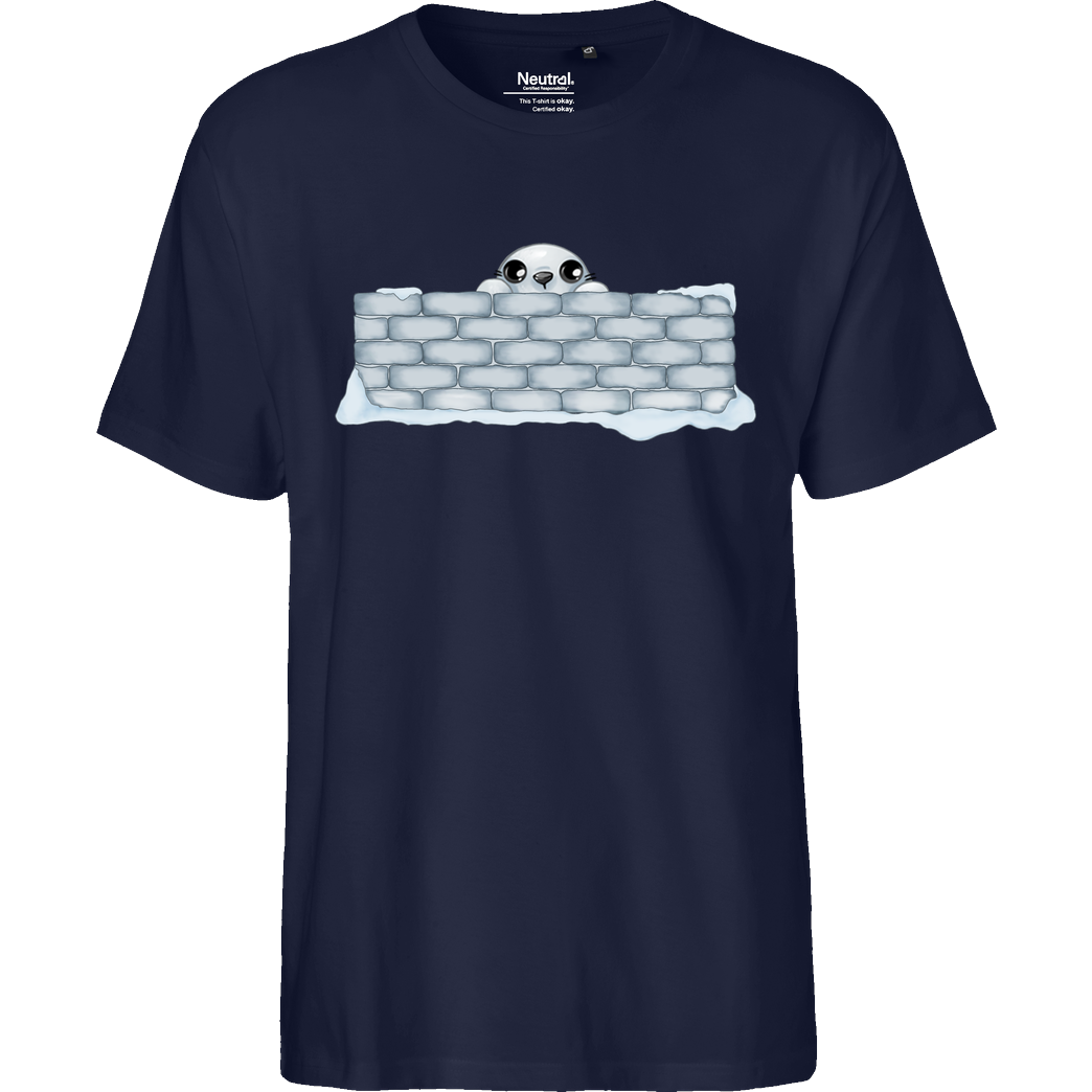 Aero2k13 Aero2k13 - Mauer T-Shirt Fairtrade T-Shirt - navy