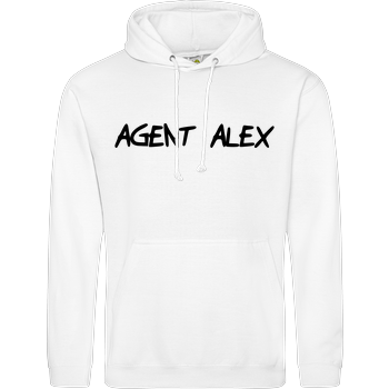 Agent Alex - Handwriting JH Hoodie - Weiß