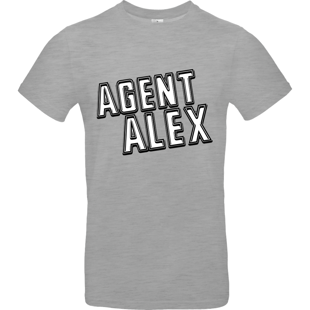 Agent Alex Agent Alex - Logo T-Shirt B&C EXACT 190 - heather grey