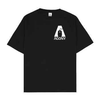 Agony - Logo Oversize T-Shirt - Black