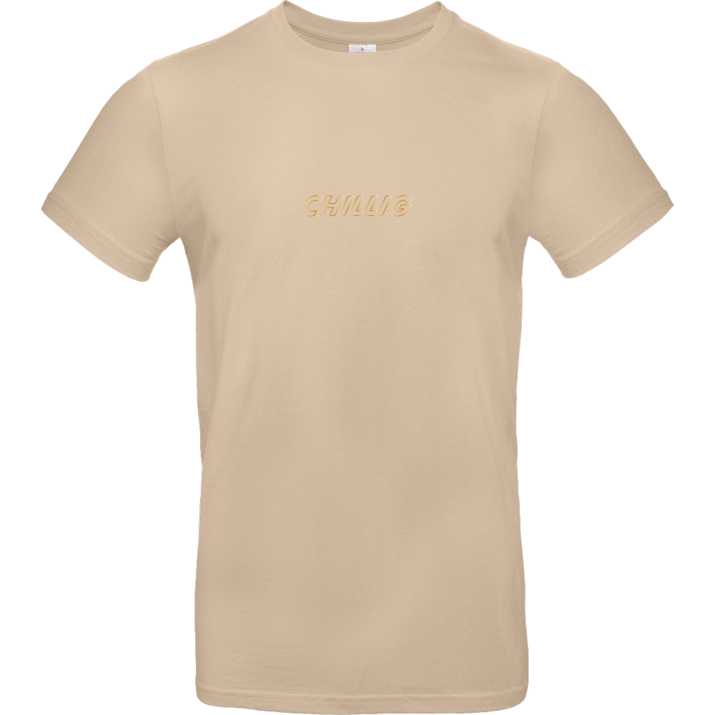 AimBrot Aimbrot - Chillig T-Shirt B&C EXACT 190 - Sand