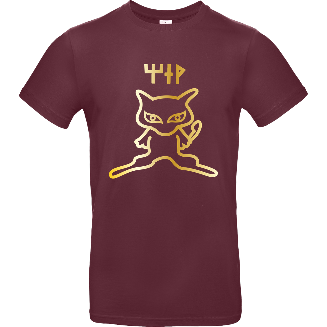 IamHaRa Ancient Mew T-Shirt B&C EXACT 190 - Burgundy
