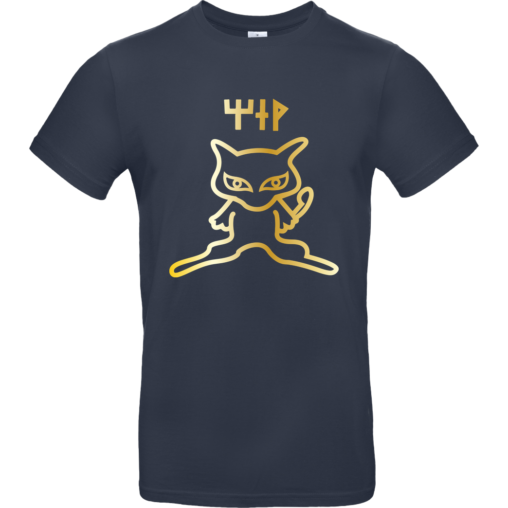 IamHaRa Ancient Mew T-Shirt B&C EXACT 190 - Navy