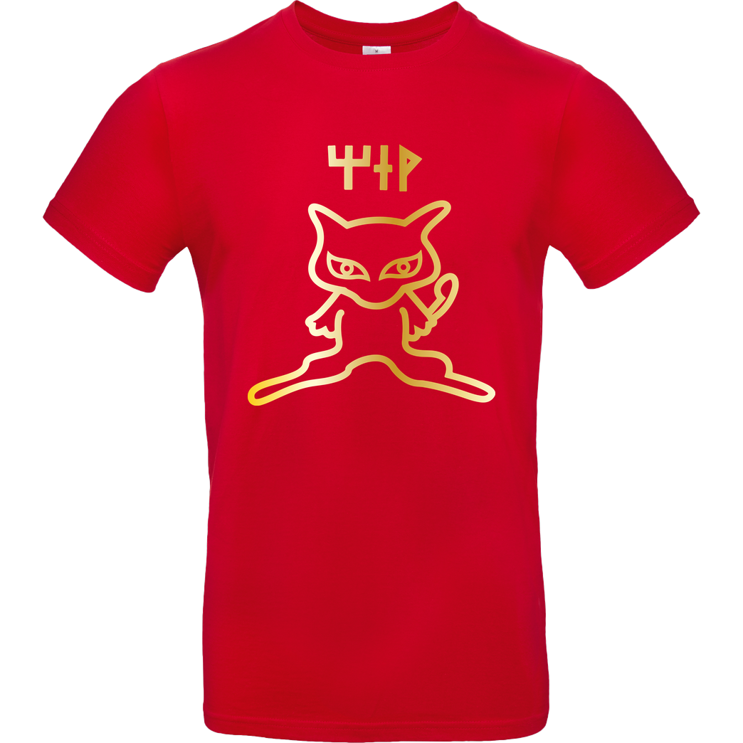 IamHaRa Ancient Mew T-Shirt B&C EXACT 190 - Red