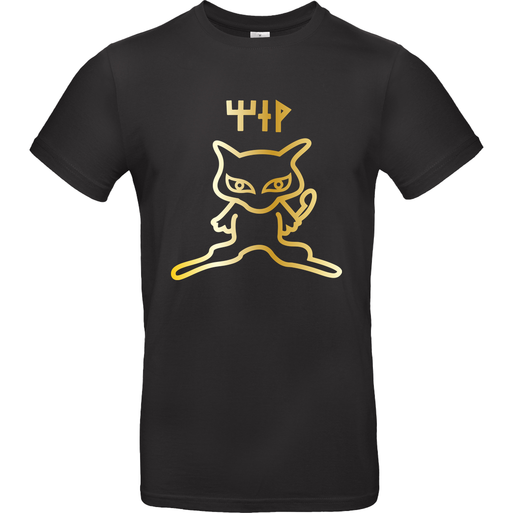IamHaRa Ancient Mew T-Shirt B&C EXACT 190 - Black