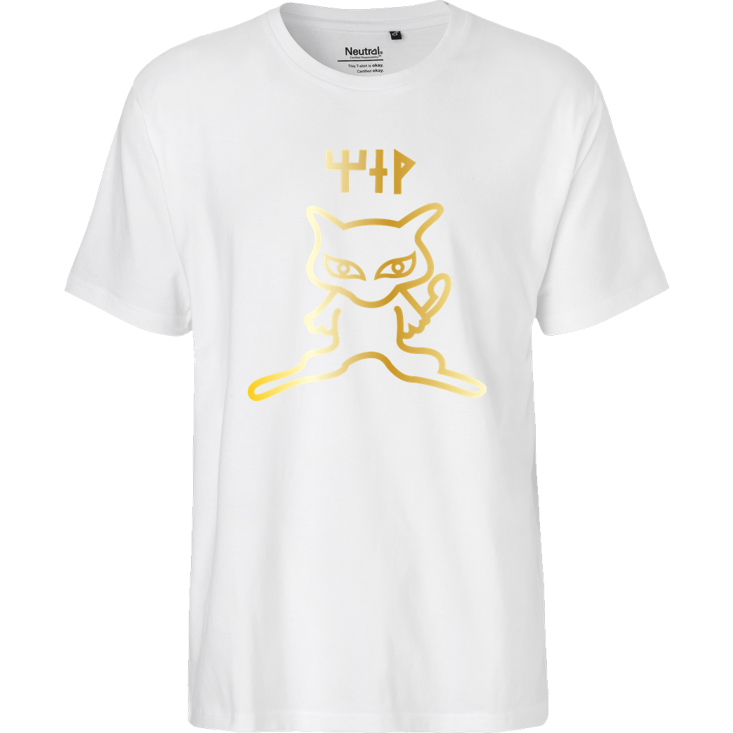 IamHaRa Ancient Mew T-Shirt Fairtrade T-Shirt - white