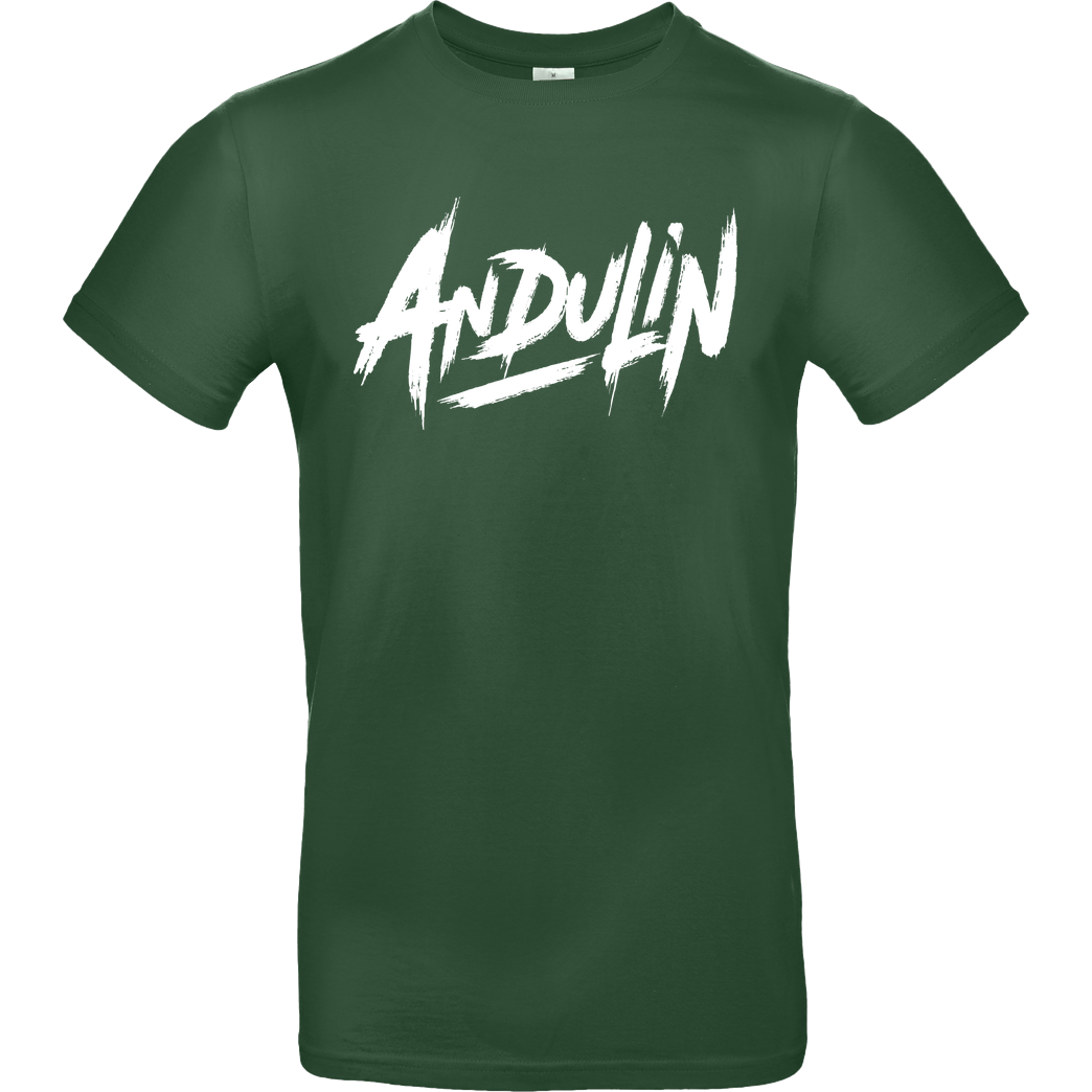 AndulinTv AndulinTv - Andu Logo T-Shirt B&C EXACT 190 -  Bottle Green