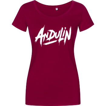 AndulinTv - Andu Logo Girlshirt berry