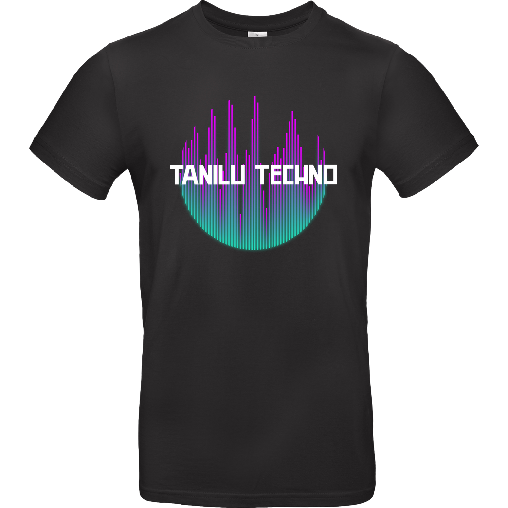 AndulinTv AndulinTv - TaniLu Techno T-Shirt B&C EXACT 190 - Black