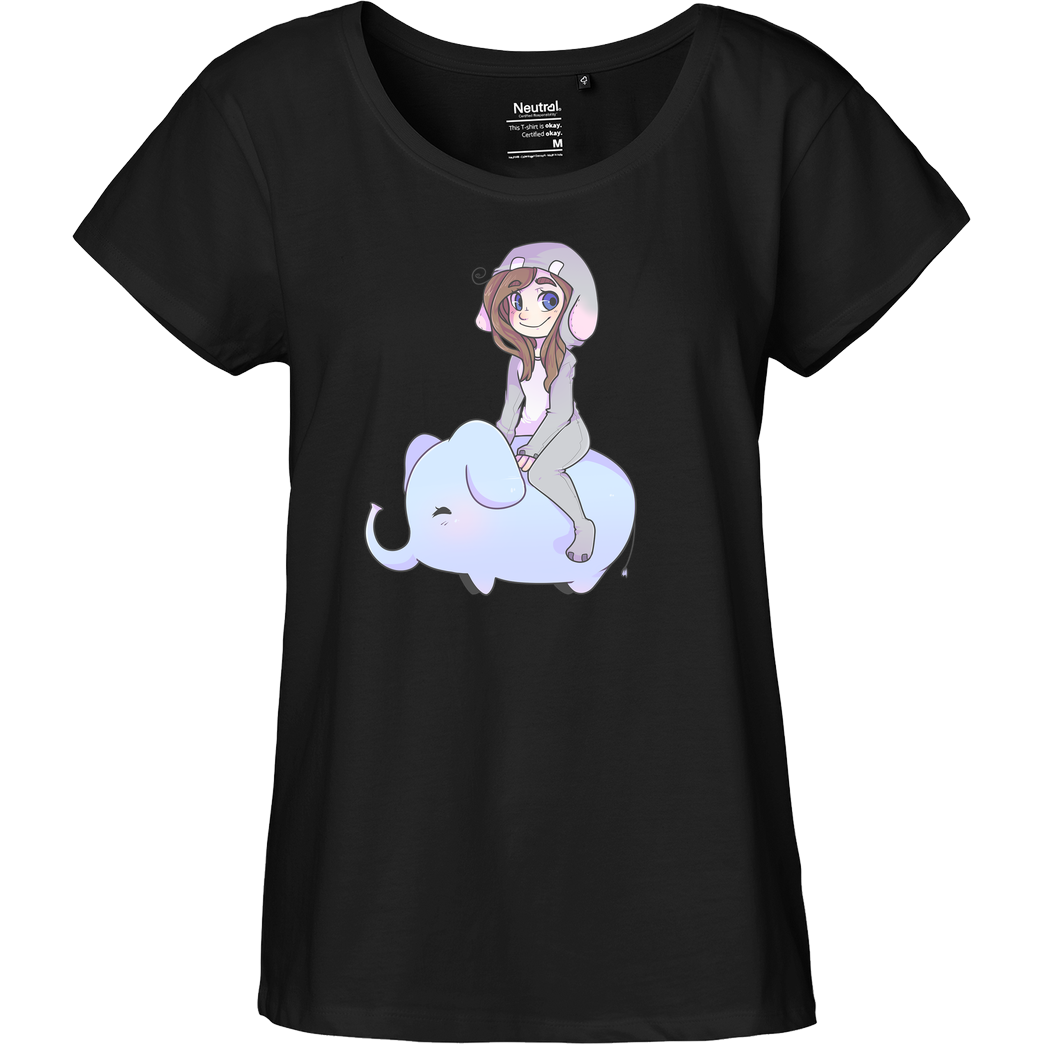 ARRi Arri - Avatar T-Shirt Fairtrade Loose Fit Girlie - black