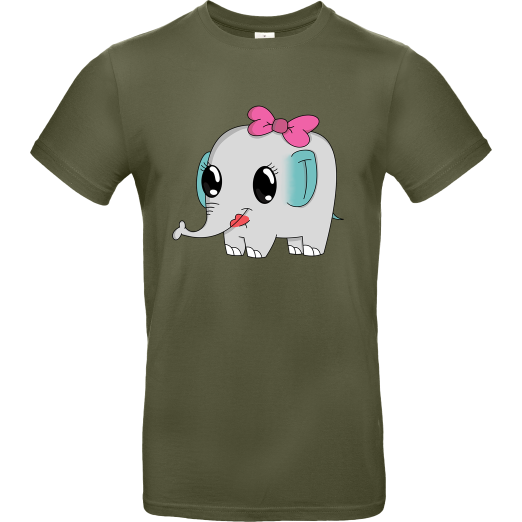 ARRi Arri - Elefant T-Shirt B&C EXACT 190 - Khaki