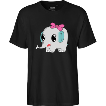 Arri - Elefant Fairtrade T-Shirt - black