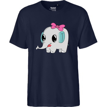Arri - Elefant Fairtrade T-Shirt - navy