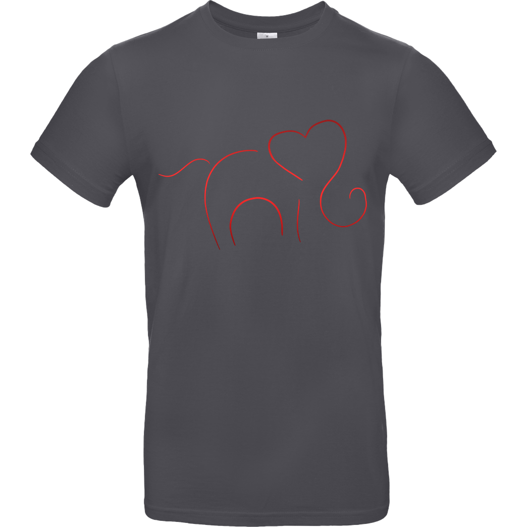 ARRi Arri - Elefantastico T-Shirt B&C EXACT 190 - Dark Grey