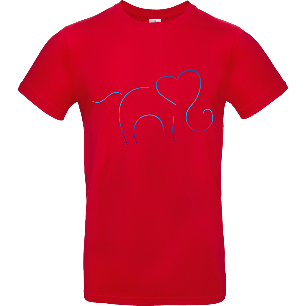 ARRi Arri - Elefantastico T-Shirt B&C EXACT 190 - Red