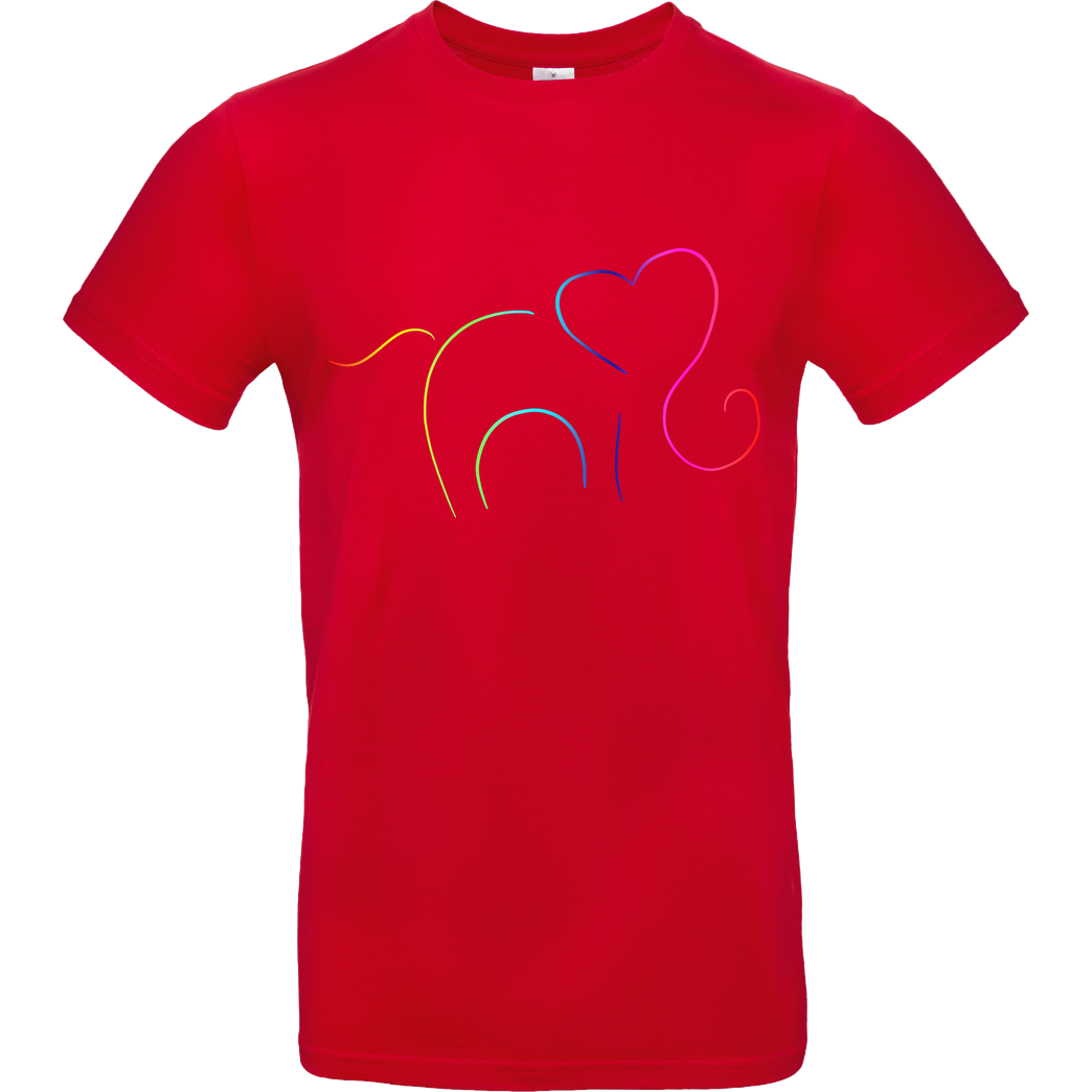 ARRi Arri - Elefantastico T-Shirt B&C EXACT 190 - Red