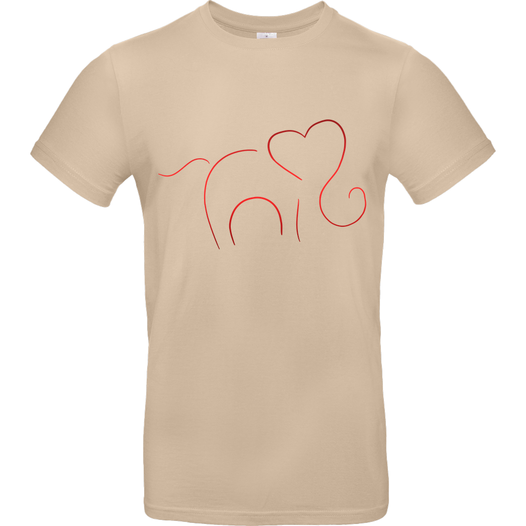 ARRi Arri - Elefantastico T-Shirt B&C EXACT 190 - Sand