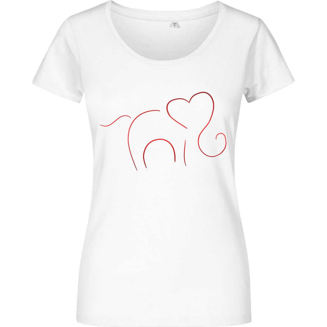 ARRi Arri - Elefantastico T-Shirt Girlshirt weiss