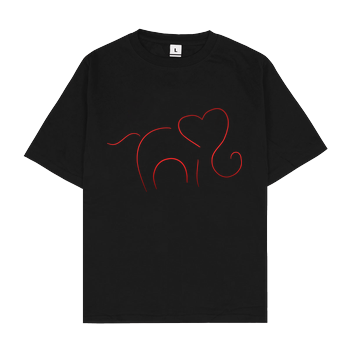Arri - Elefantastico Oversize T-Shirt - Black