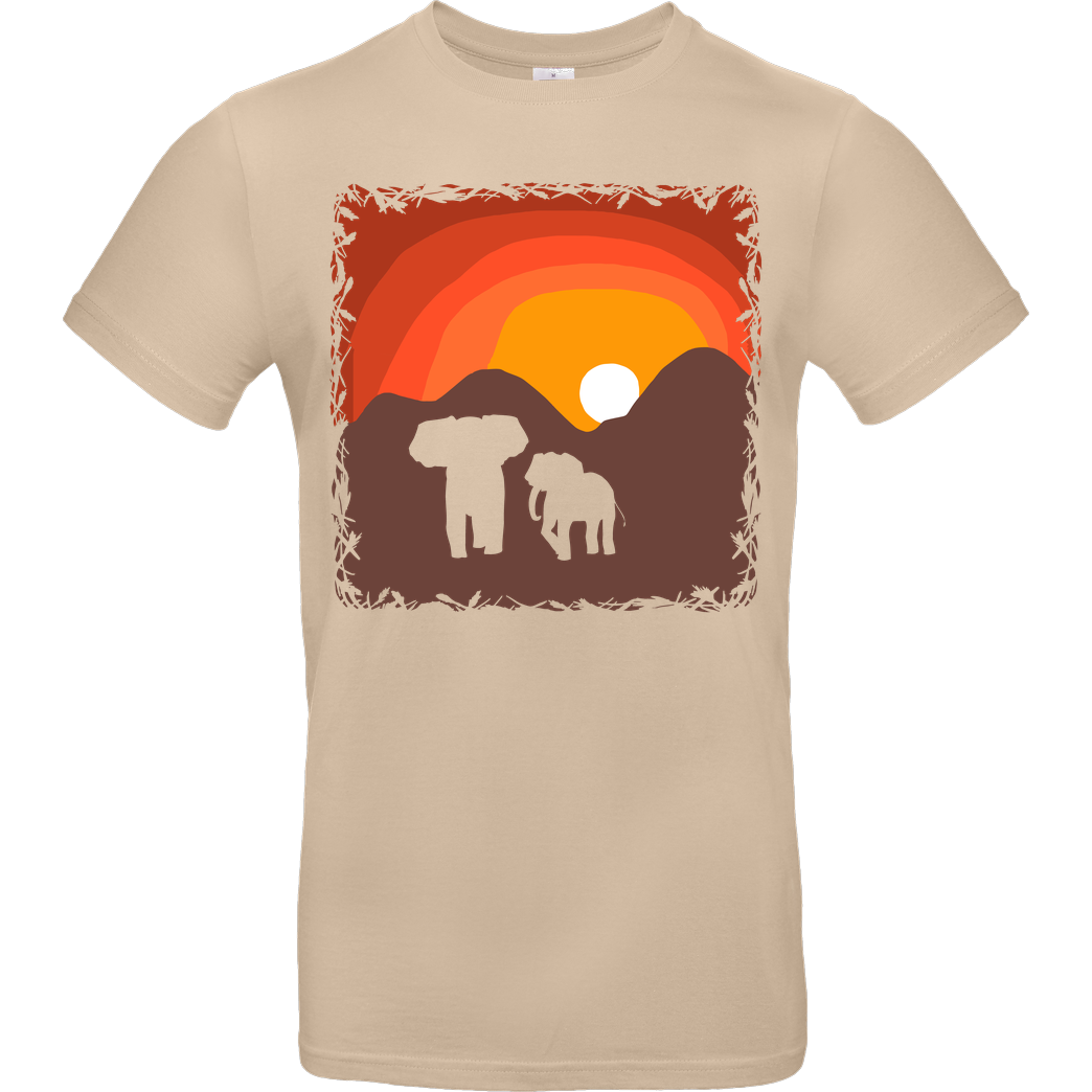 ARRi ARRi - Elefantastisch T-Shirt B&C EXACT 190 - Sand