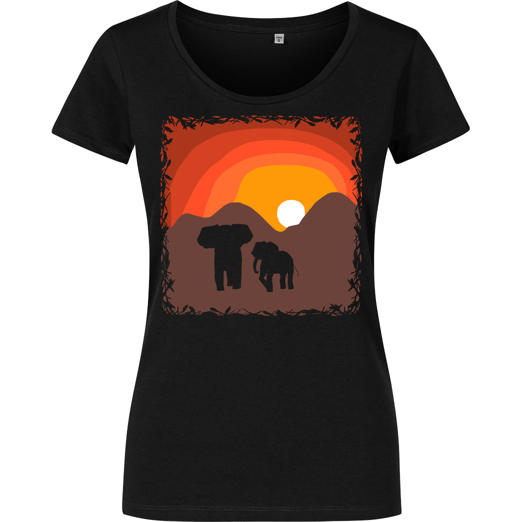 ARRi ARRi - Elefantastisch T-Shirt Girlshirt schwarz
